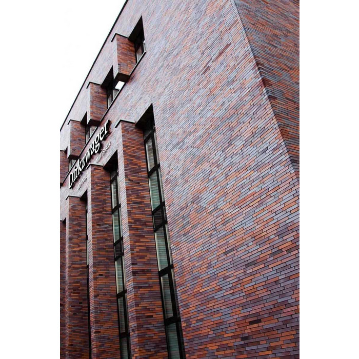 Кирпич клинкерный Muhr 12 Blaurot-bunt гладкий, 240х115х71 мм фото 10