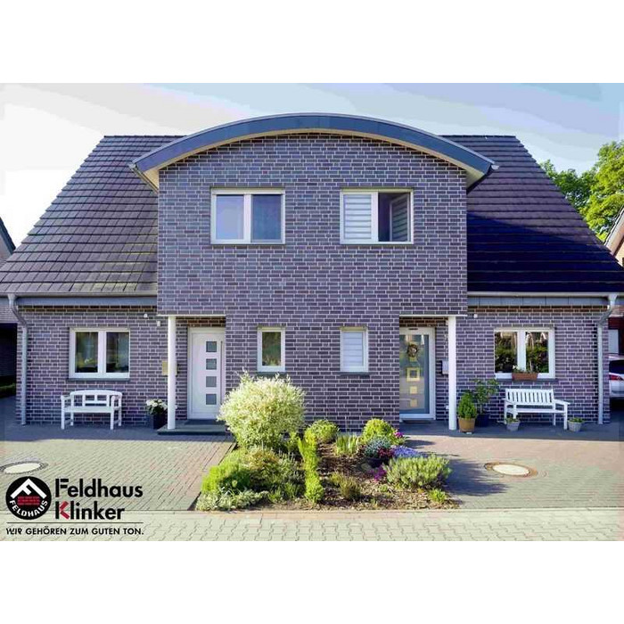 Кирпич клинкерный Feldhaus Klinker К380 cerasi ferrum liso NF 240х115х71 мм фото 7