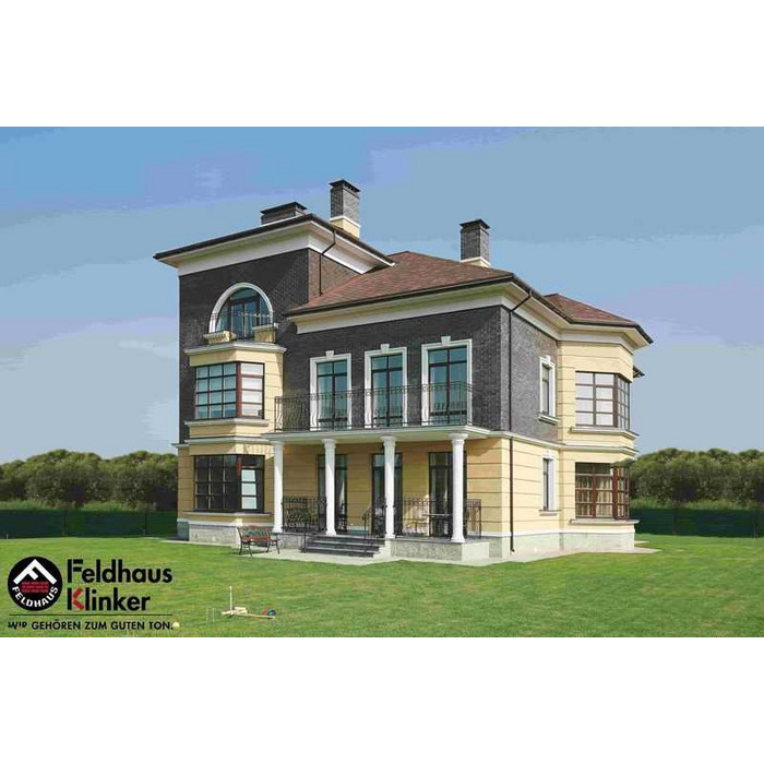 Кирпич клинкерный Feldhaus Klinker К380 cerasi ferrum liso NF 240х115х71 мм фото 3