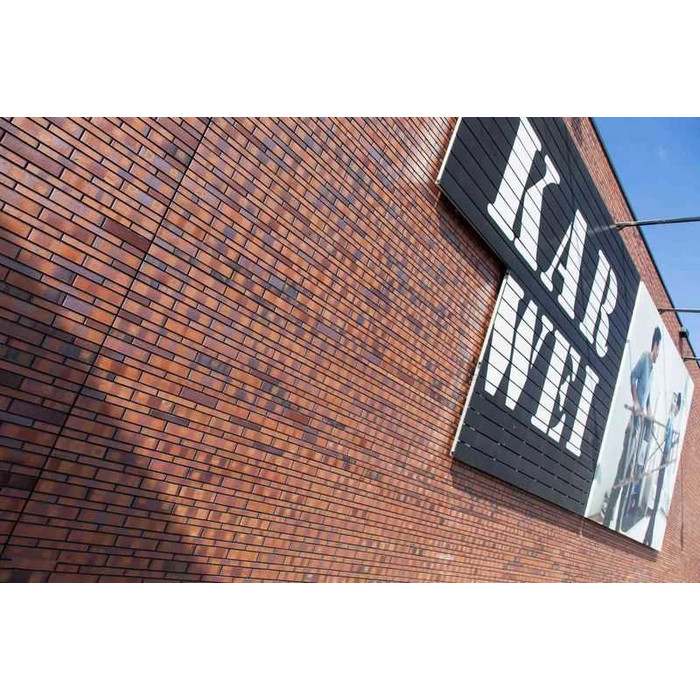 Кирпич клинкерный Muhr 04 S Rotbraun-bunt Spezia гладкий, 290х90х40 мм фото 5