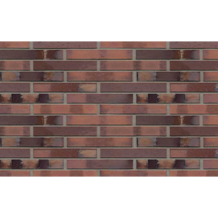 Кирпич клинкерный Muhr 04 S Rotbraun-bunt Spezia гладкий, 290х90х40 мм