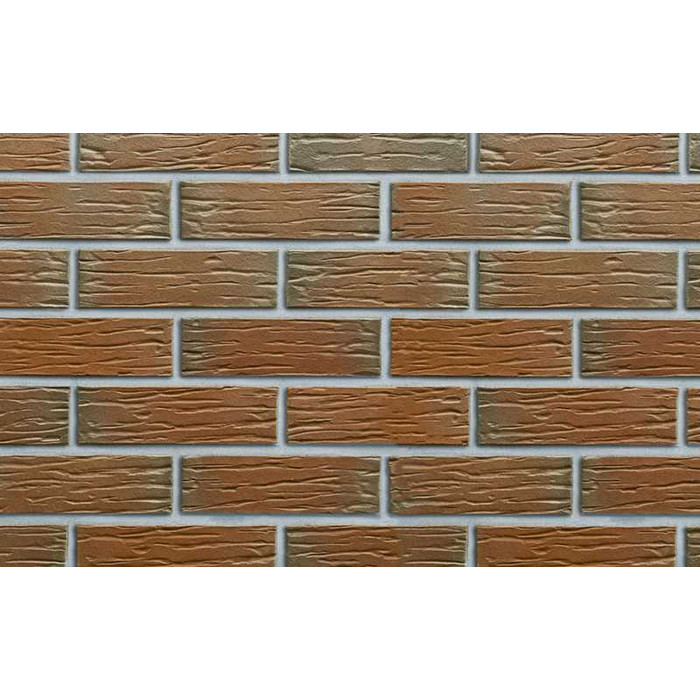 Кирпич клинкерный Roben Canberra рифленый, 240х115х71 мм