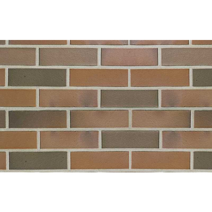 Кирпич клинкерный пустотелый ABC 0107 Schwerin rot-bunt гладкий, 240х115х71 мм