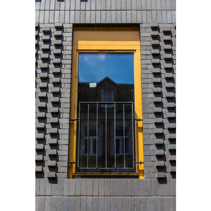 Кирпич клинкерный Muhr 15 Schwarz-bunt Edelglanz Wasserstrich, 240х52х52 мм фото 8