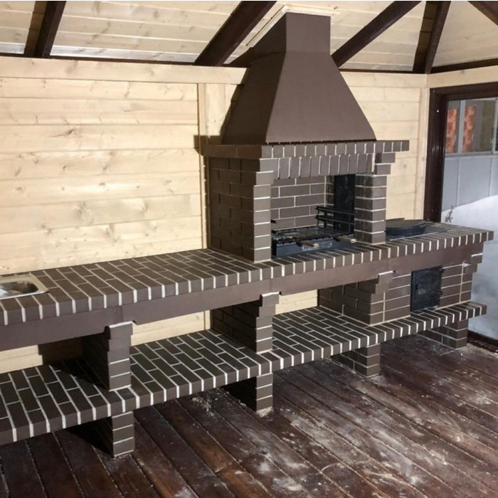 Кирпич клинкерный Kerma Premium Klinker коричневый гладкий 250х85х65 мм фото 3