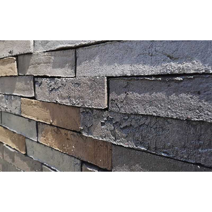 Кирпич клинкерный Muhr 05 Eisenschmelz Schwarzbraun Wasserstrich, 240х71х50 мм фото 2