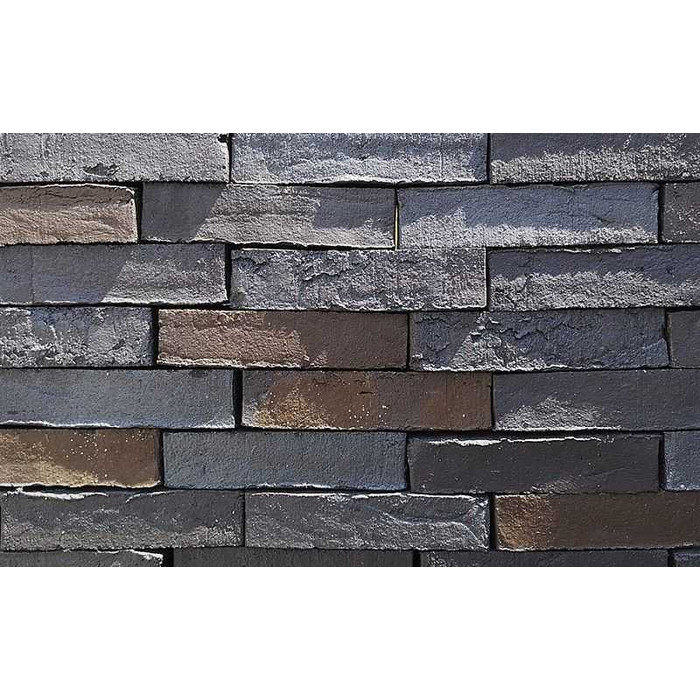 Кирпич клинкерный Muhr 05 Eisenschmelz Schwarzbraun Wasserstrich, 240х71х50 мм фото 3