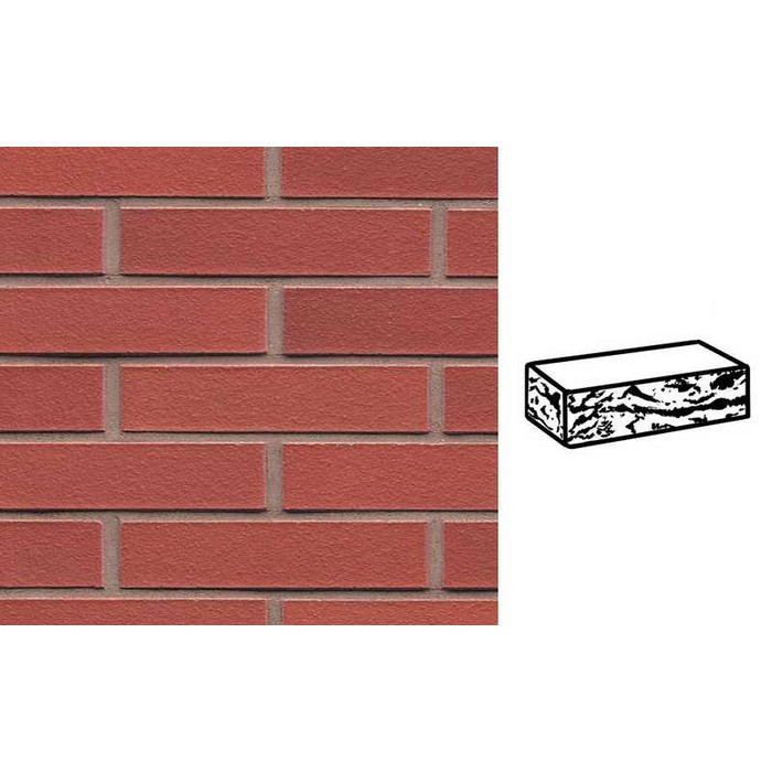 Кирпич клинкерный Muhr 03 Naturrot готик, 240х115х52 мм