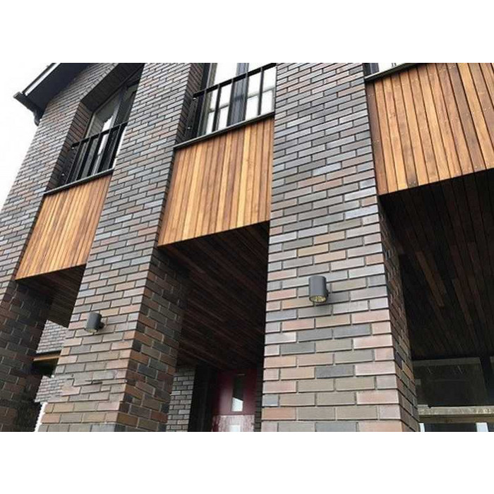 Кирпич клинкерный Muhr 33 A Schwarz-Braun гладкий, 240х115х71 мм фото 4