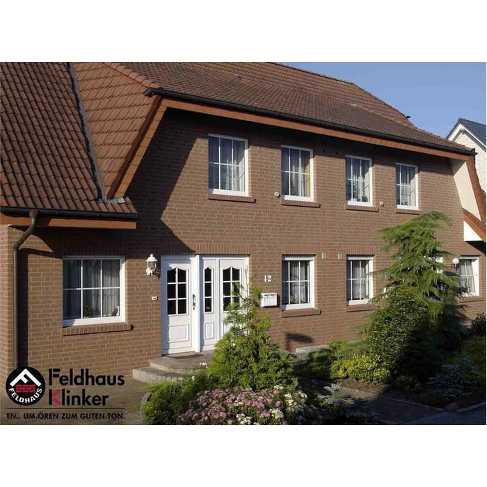 Кирпич клинкерный Feldhaus Klinker К435 carmesi mana NF 240х115х71 мм фото 4