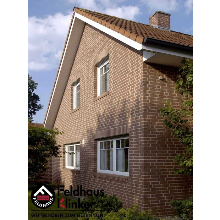 Кирпич клинкерный Feldhaus Klinker К435 carmesi mana NF 240х115х71 мм фото 7