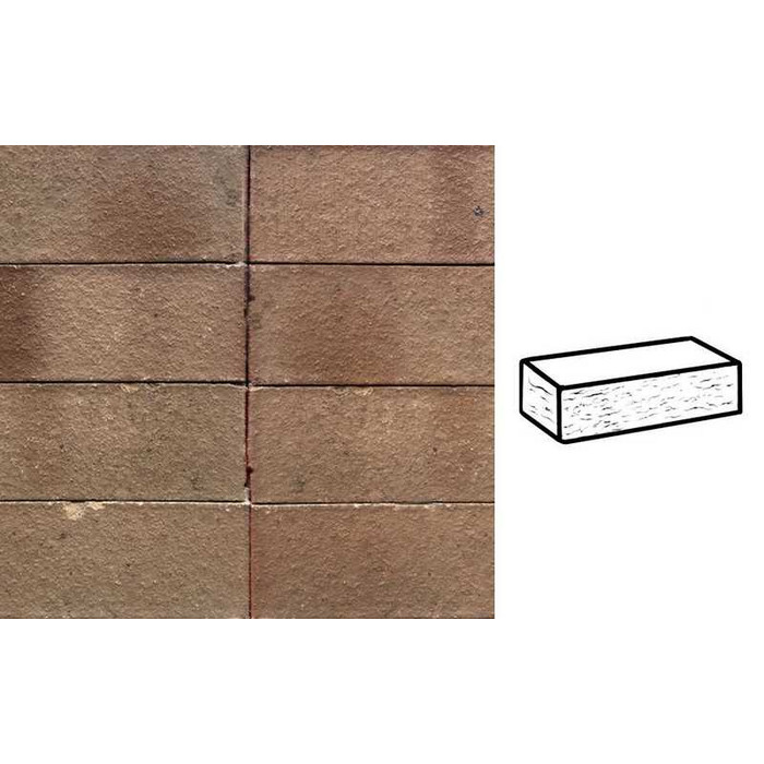 Кирпич клинкерный Muhr 34KS Grau Nuanciert Kohle Spezial рустик, 240х115х71 мм