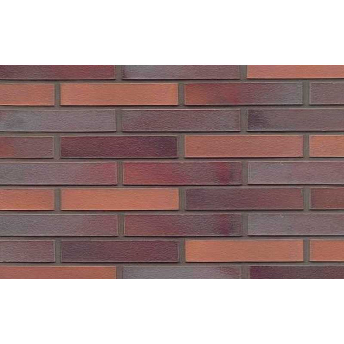 Кирпич клинкерный Muhr 12 Blaurot-bunt рустик, 290х90х40 мм