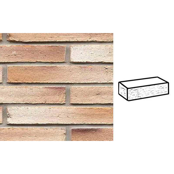 Кирпич клинкерный Muhr 37_06 K Serie mondan Kohle рустик, 290х90х40 мм