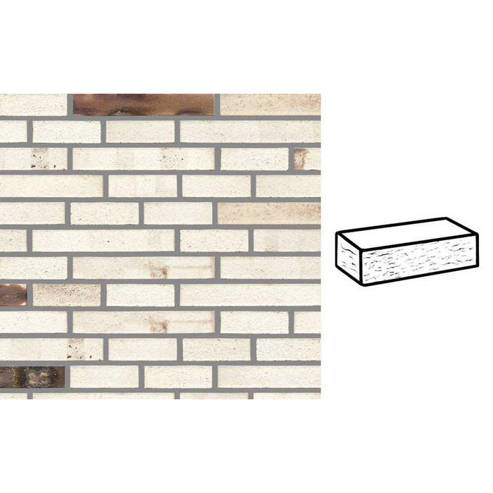 Кирпич клинкерный Muhr 37_06 KS Serie mondan Kohle Spezial рустик, 290х90х40 мм