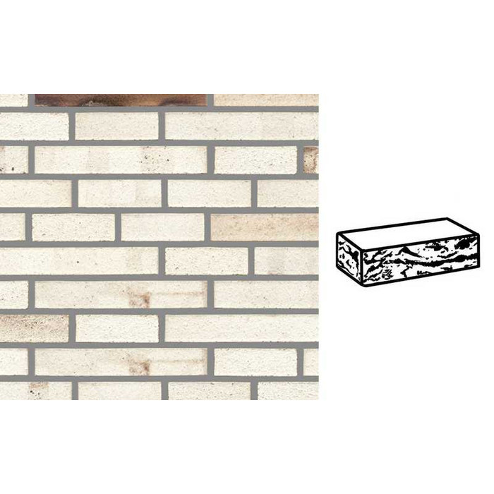 Кирпич клинкерный Muhr 37_06 KS Serie mondan Kohle Spezial готик, 290х90х52 мм