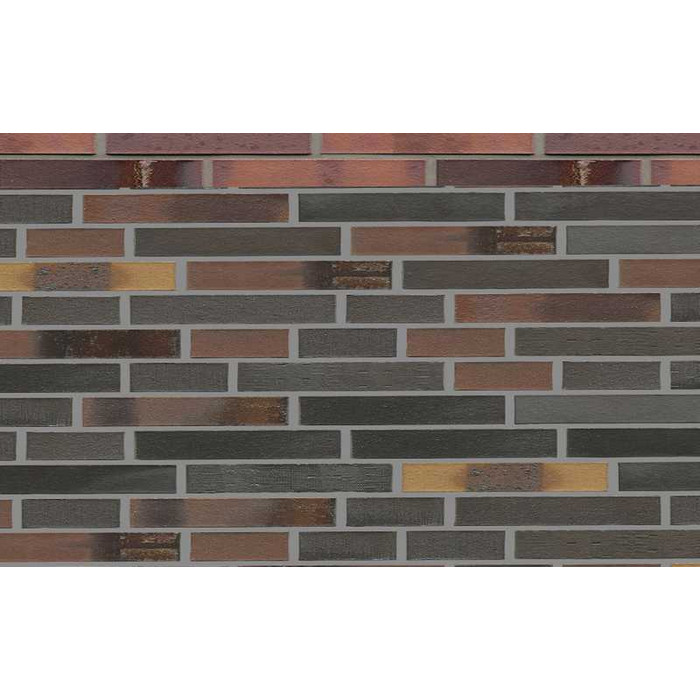 Кирпич клинкерный Muhr 40 Kobalt Spezial geflammt гладкий, 290х90х40 мм