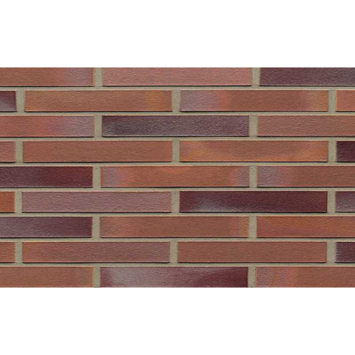 Кирпич клинкерный Muhr 14 Rotblau-bunt гладкий, 290х90х40 мм