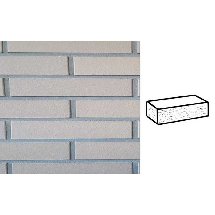 Кирпич клинкерный Muhr 34 Grau nuanciert рустик, 290х90х40 мм