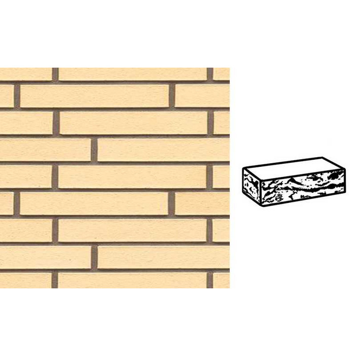 Кирпич клинкерный Muhr 35 Creme nuanciert готик, 290х90х40 мм