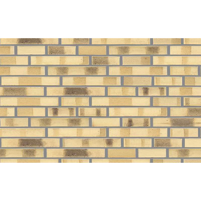 Кирпич клинкерный Muhr 35 KS Creme nuanciert Kohle Spezial гладкий, 290х90х40 мм