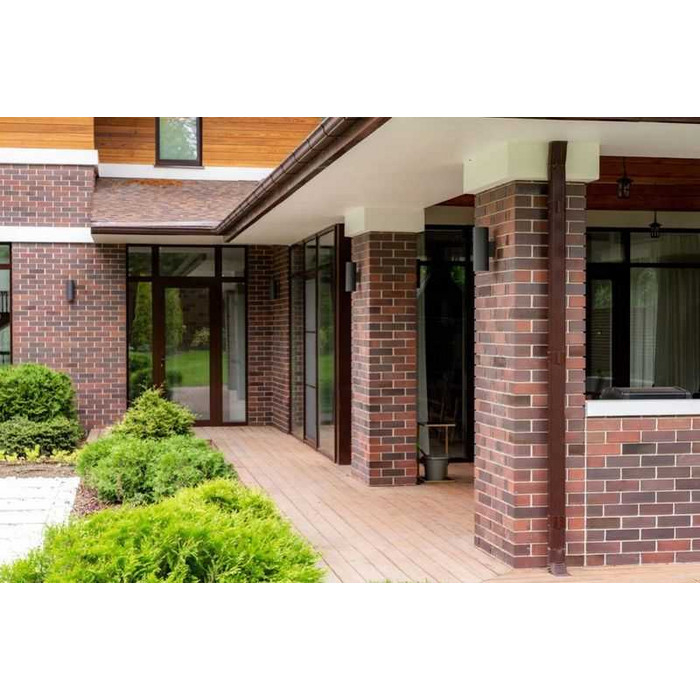 Кирпич клинкерный Muhr 03 K Naturrot Kohle рустик, 290х90х40 мм фото 5