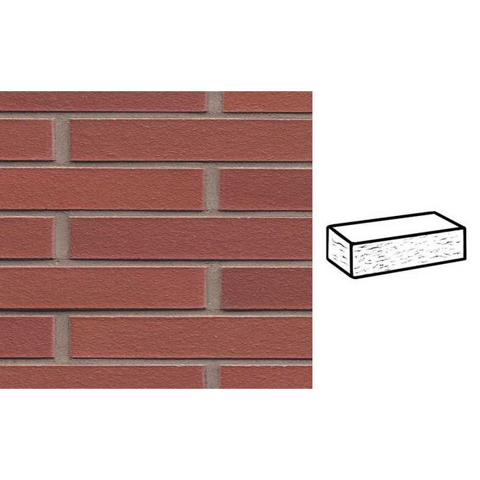 Кирпич клинкерный Muhr 03 Naturrot рустик, 290х90х40 мм