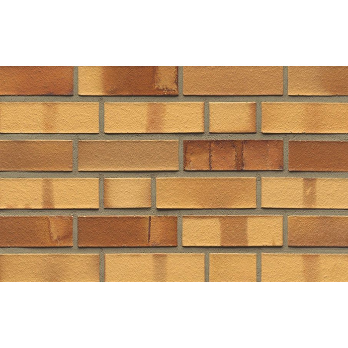 Кирпич клинкерный Muhr 01 S Niederlausitzer Gelb Spezial рустик, 290х90х40 мм фото 5