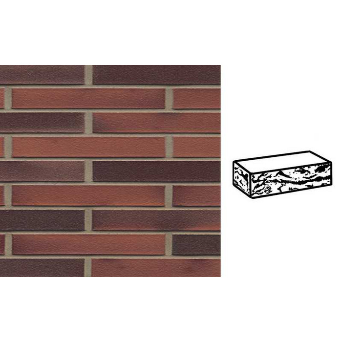 Кирпич клинкерный Muhr 03 EG Rot Edelglanz готик, 290х90х40 мм