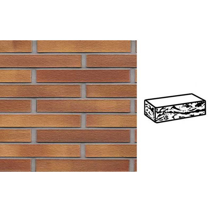 Кирпич клинкерный Muhr 07 Herbstlaub готик, 290х90х40 мм