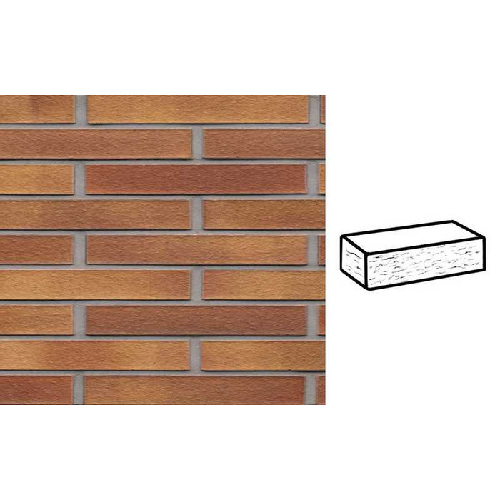 Кирпич клинкерный Muhr 07 Herbstlaub рустик, 290х90х40 мм