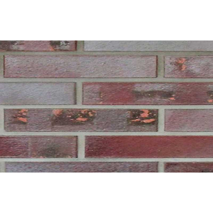 Кирпич клинкерный Muhr 10 K Violettblau geflammt Kohle гладкий, 290х90х40 мм