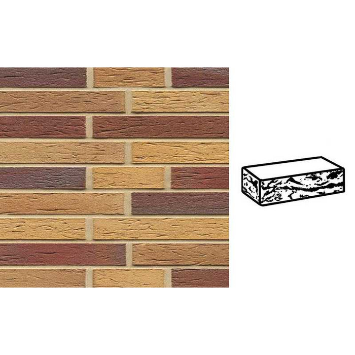 Кирпич клинкерный Muhr 19 Rubinbeige nuanciert готик, 290х90х40 мм