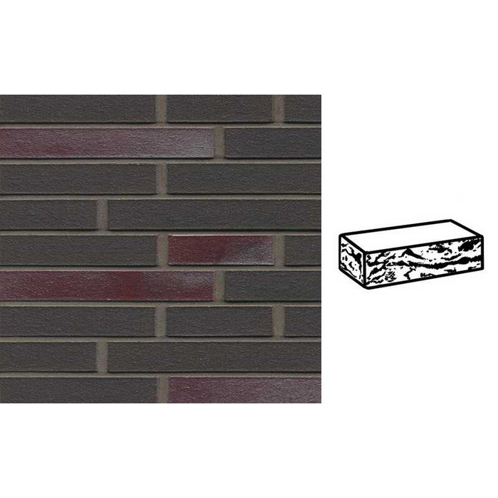 Кирпич клинкерный Muhr 22 Schiefer blau-bunt готик, 290х90х40 мм