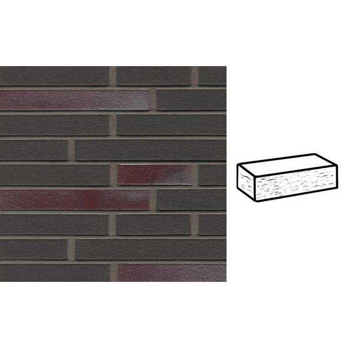 Кирпич клинкерный Muhr 22 Schiefer blau-bunt рустик, 290х90х40 мм